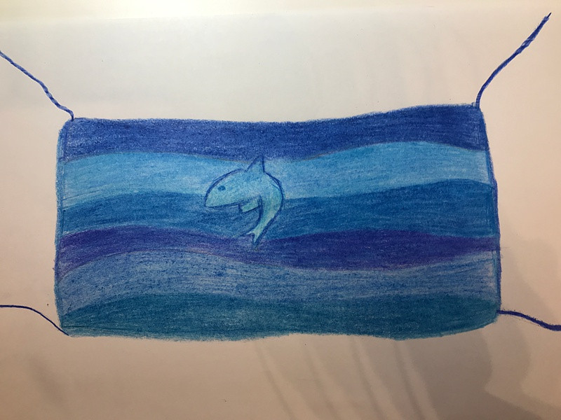 Maseczkowa moda - prace uczniów SP 8