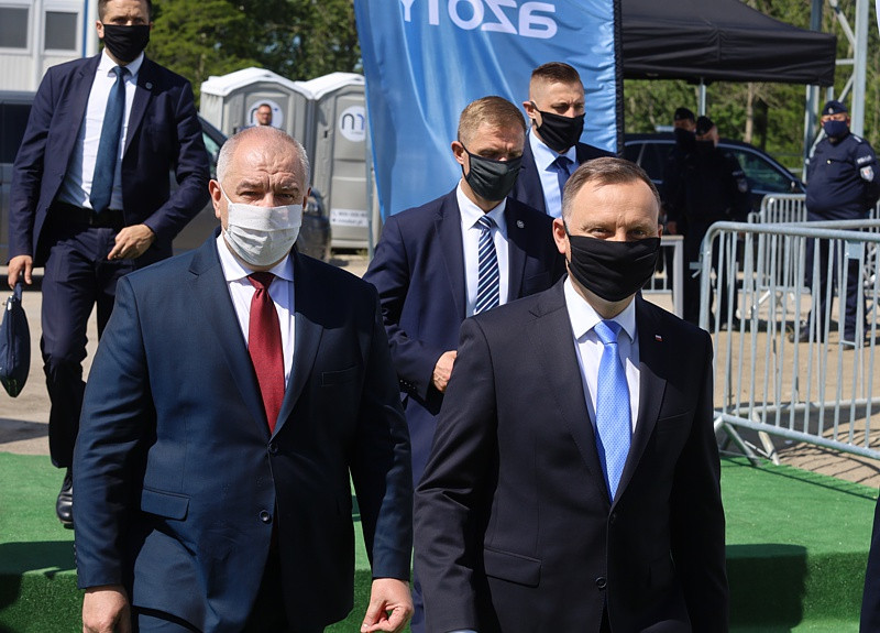 Prezydent Andrzej Duda w Policach [foto]