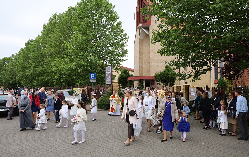 Boże Ciało – procesja w parafii pw. św. Kazimierza