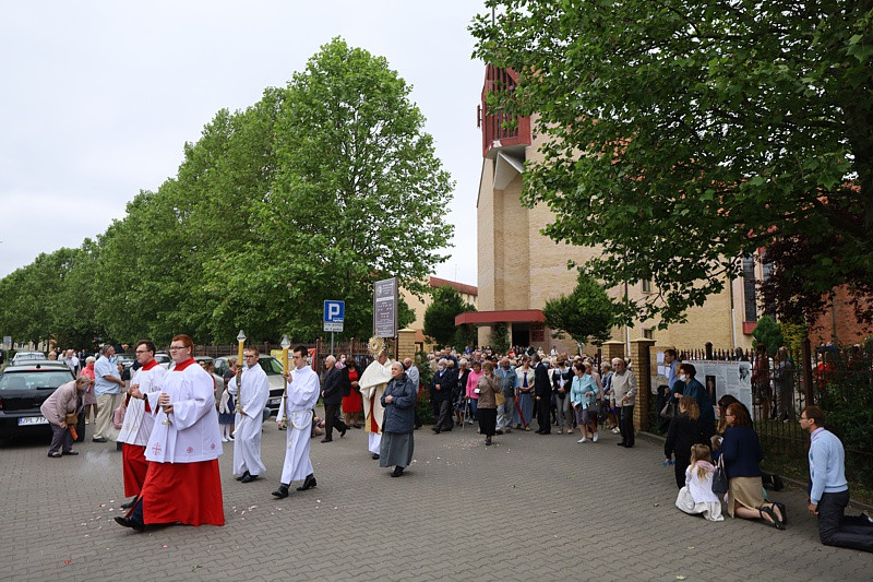 Boże Ciało – procesja w parafii pw. św. Kazimierza