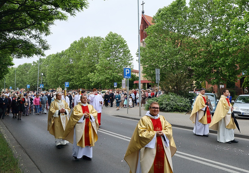 Boże Ciało – procesja w parafii pw. św. Kazimierza
