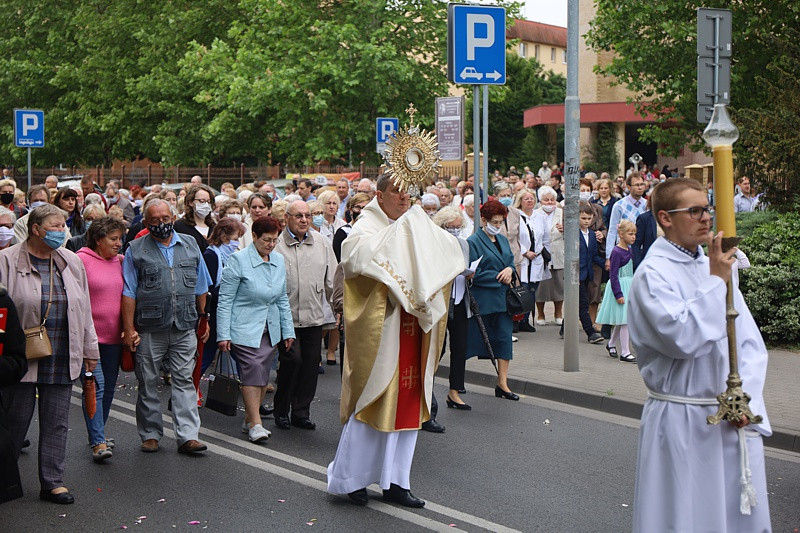 Boże Ciało – procesja w parafii pw. św. Kazimierza