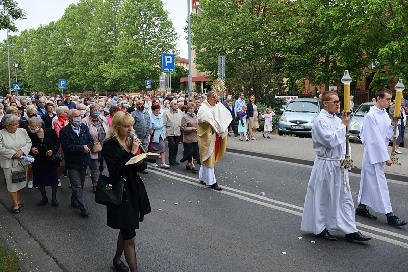 Boże Ciało – procesja w parafii pw. św. Kazimierza