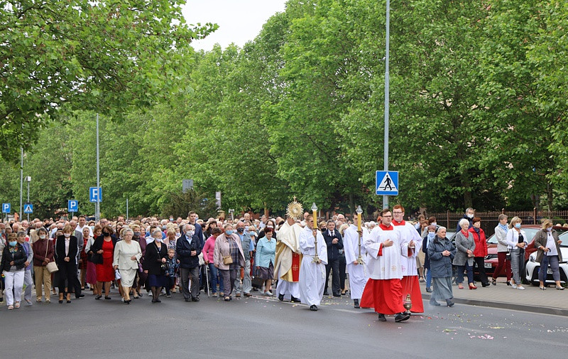 Boże Ciało – procesja w parafii pw. św. Kazimierza