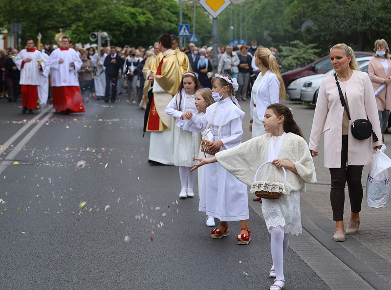 Boże Ciało – procesja w parafii pw. św. Kazimierza