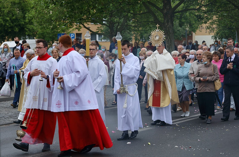 Boże Ciało – procesja w parafii pw. św. Kazimierza
