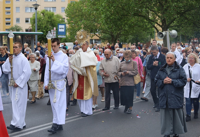 Boże Ciało – procesja w parafii pw. św. Kazimierza