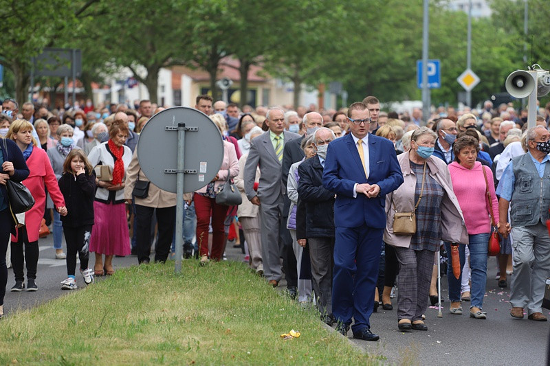 Boże Ciało – procesja w parafii pw. św. Kazimierza