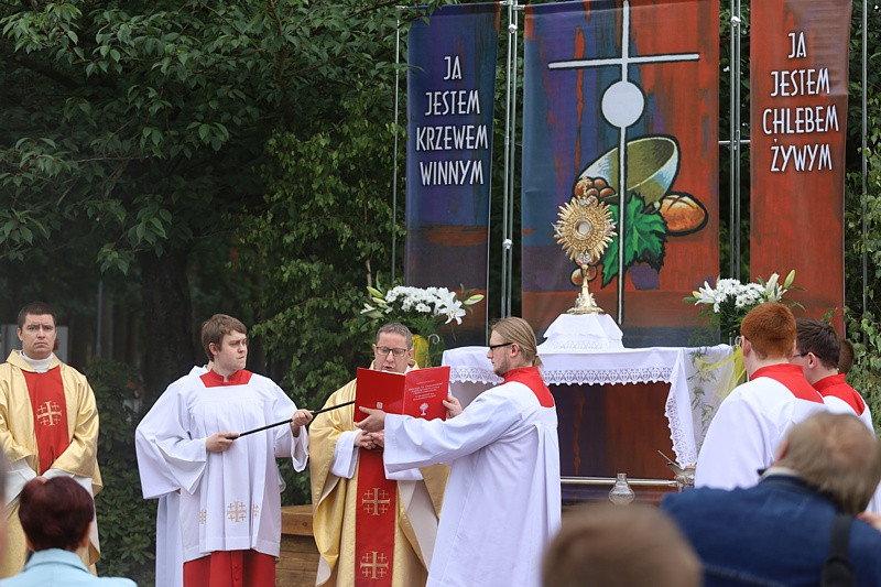 Boże Ciało – procesja w parafii pw. św. Kazimierza
