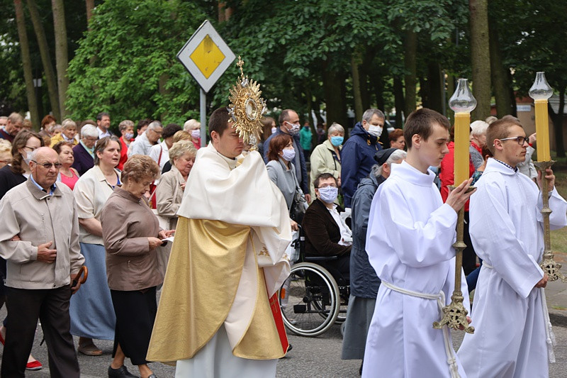 Boże Ciało – procesja w parafii pw. św. Kazimierza