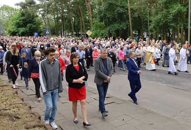 Boże Ciało – procesja w parafii pw. św. Kazimierza