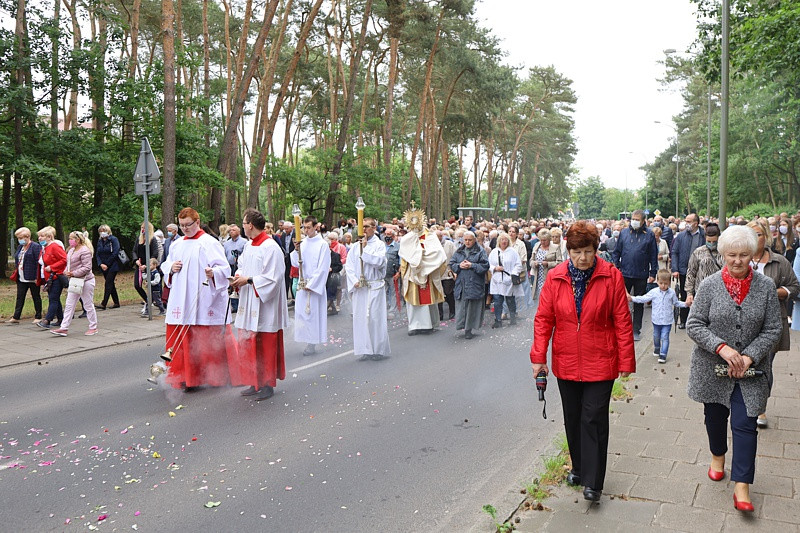 Boże Ciało – procesja w parafii pw. św. Kazimierza