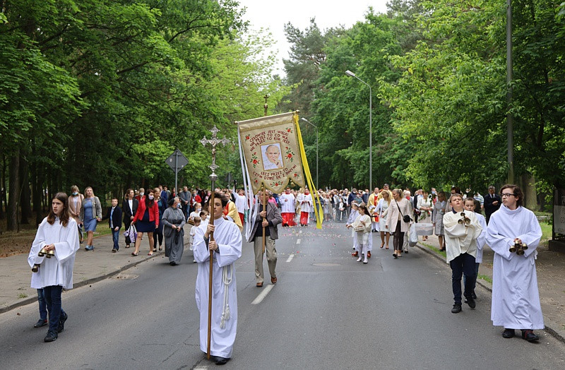 Boże Ciało – procesja w parafii pw. św. Kazimierza