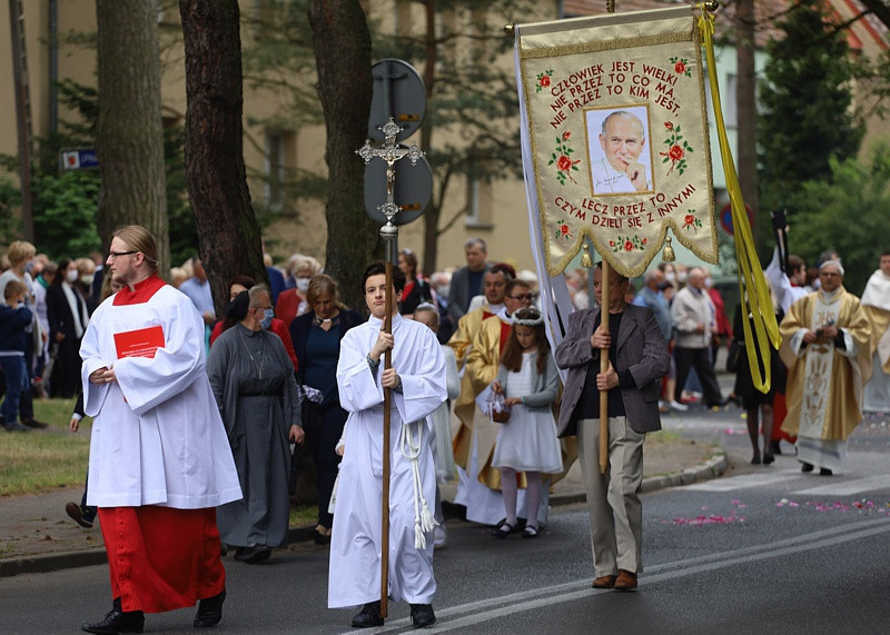 Boże Ciało – procesja w parafii pw. św. Kazimierza
