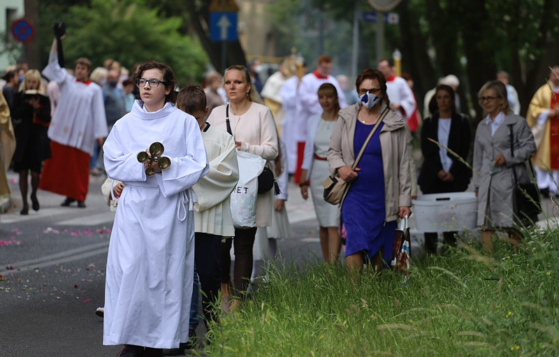Boże Ciało – procesja w parafii pw. św. Kazimierza