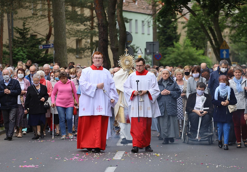 Boże Ciało – procesja w parafii pw. św. Kazimierza