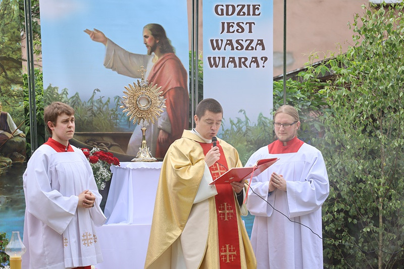 Boże Ciało – procesja w parafii pw. św. Kazimierza