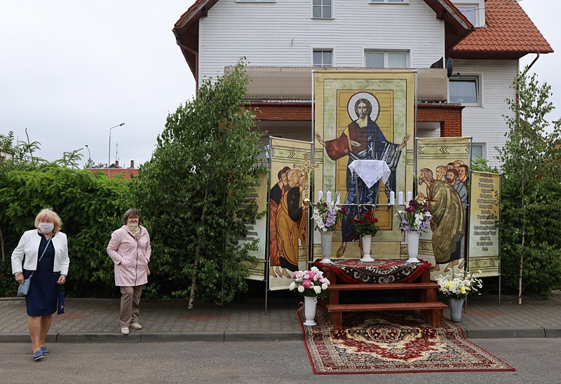 Boże Ciało – procesja w parafii pw. św. Kazimierza