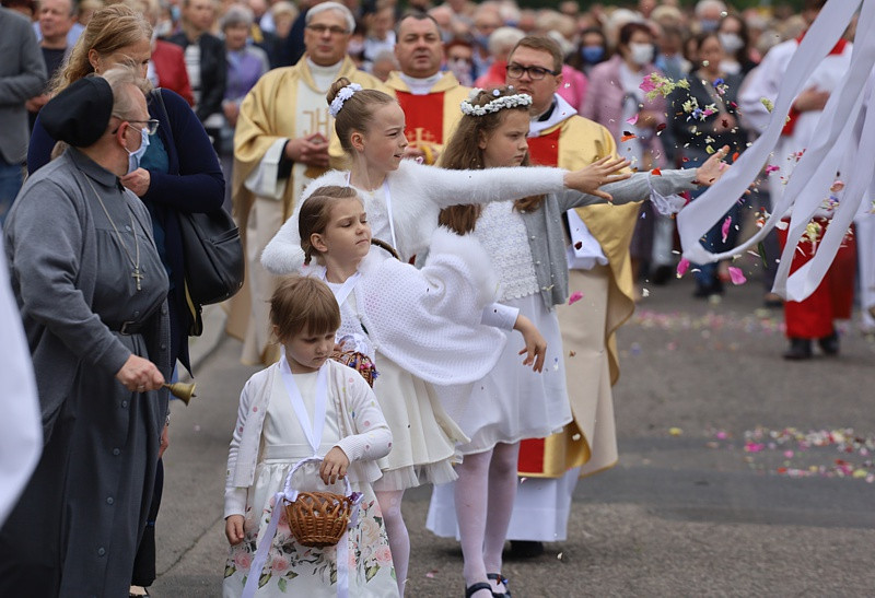 Boże Ciało – procesja w parafii pw. św. Kazimierza