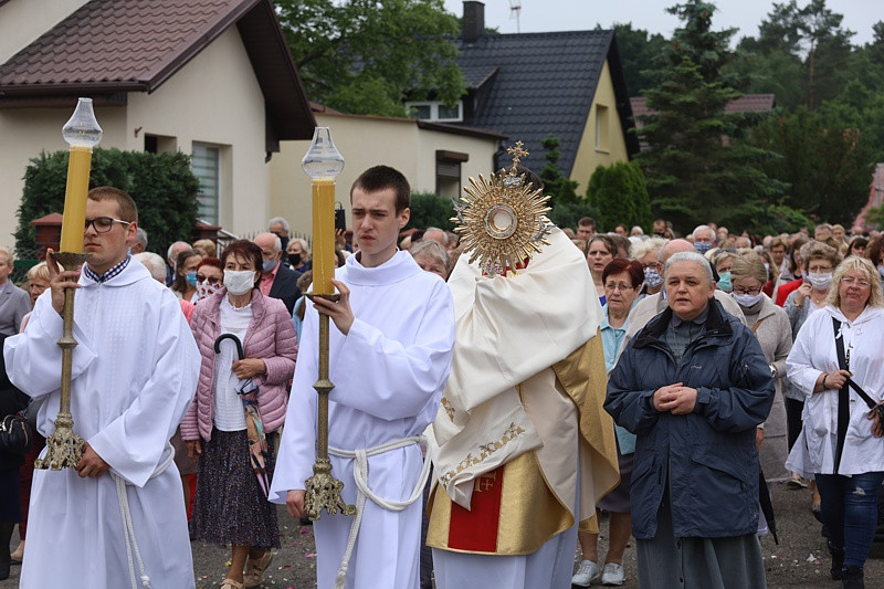 Boże Ciało – procesja w parafii pw. św. Kazimierza