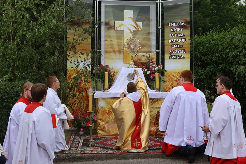 Boże Ciało – procesja w parafii pw. św. Kazimierza