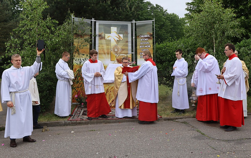 Boże Ciało – procesja w parafii pw. św. Kazimierza