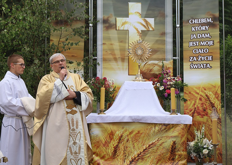 Boże Ciało – procesja w parafii pw. św. Kazimierza