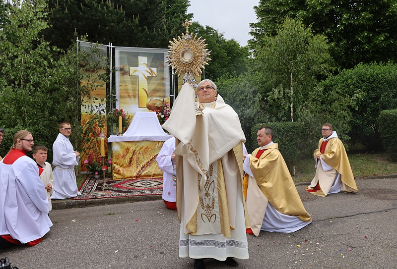 Boże Ciało – procesja w parafii pw. św. Kazimierza