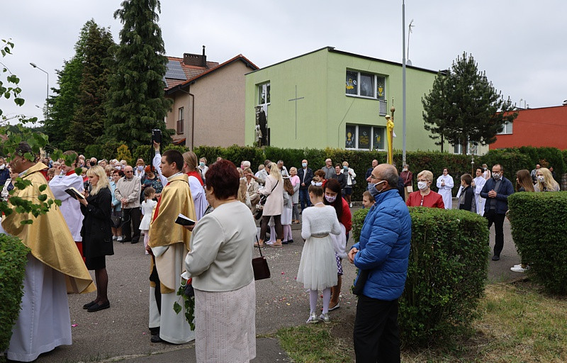 Boże Ciało – procesja w parafii pw. św. Kazimierza
