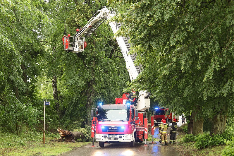 Trwa usuwanie skutków burzy [foto]