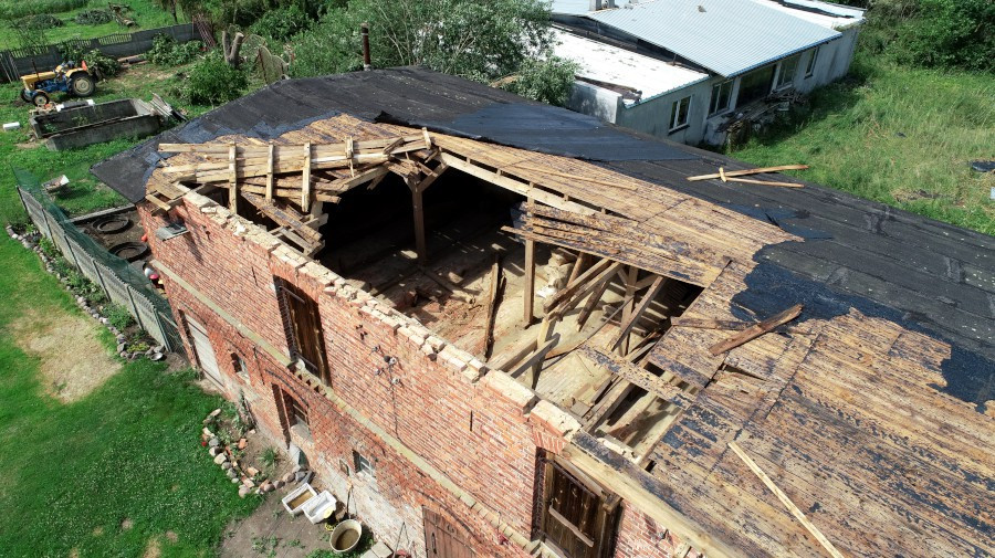 Krajobraz po burzy w Przęsocinie [foto]