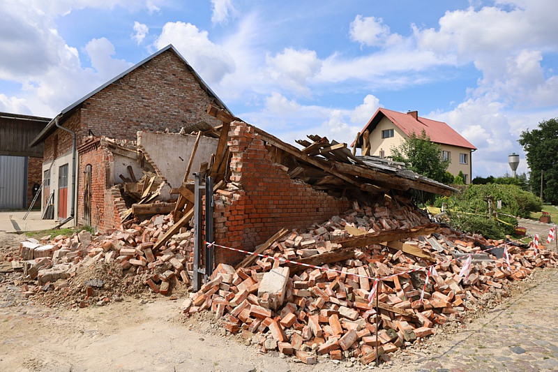 Krajobraz po burzy w Przęsocinie [foto]