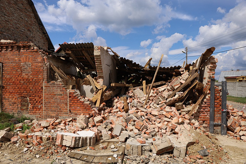 Krajobraz po burzy w Przęsocinie [foto]