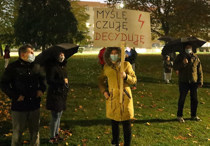 Kolejny protest przeszedł ulicami Polic