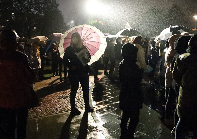 Kolejny protest przeszedł ulicami Polic