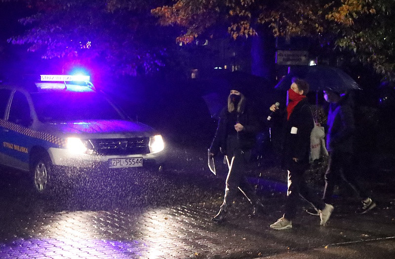 Kolejny protest przeszedł ulicami Polic