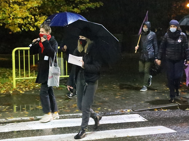 Kolejny protest przeszedł ulicami Polic