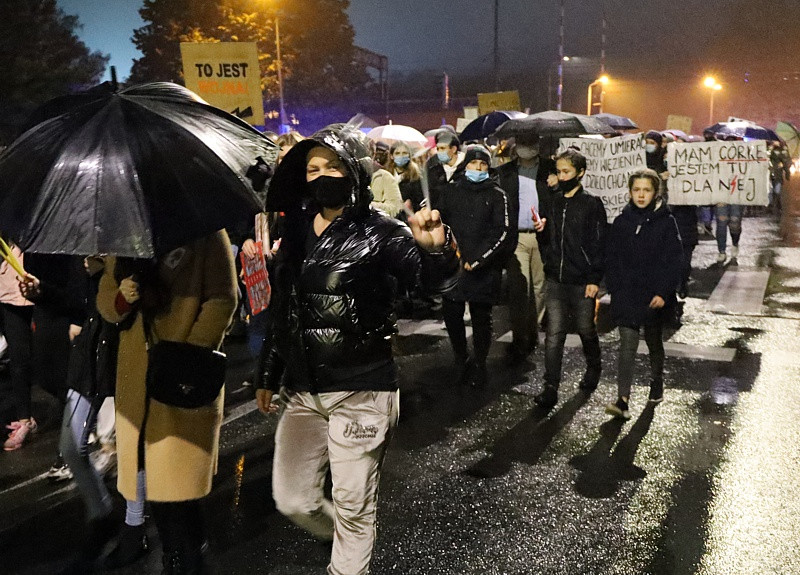Kolejny protest przeszedł ulicami Polic