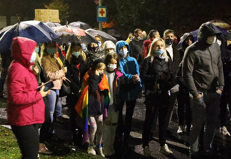 Kolejny protest przeszedł ulicami Polic