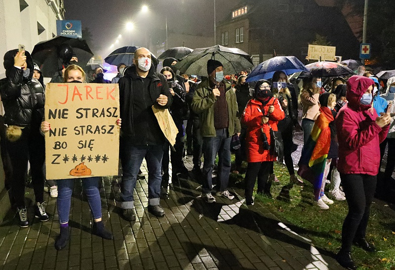 Kolejny protest przeszedł ulicami Polic