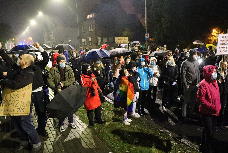 Kolejny protest przeszedł ulicami Polic
