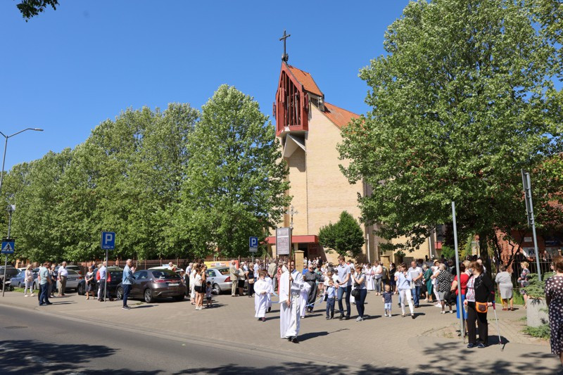 Boże Ciało – procesja w parafii pw. św. Kazimierza