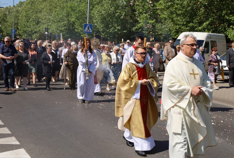 Boże Ciało – procesja w parafii pw. św. Kazimierza
