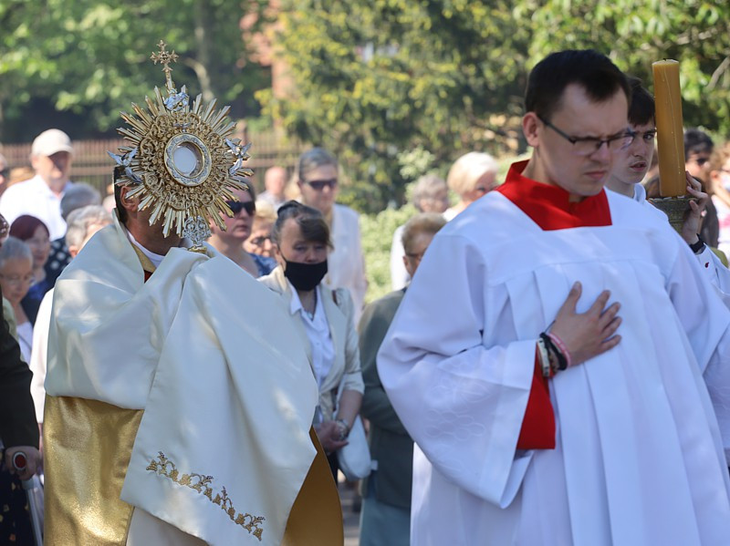 Boże Ciało – procesja w parafii pw. św. Kazimierza