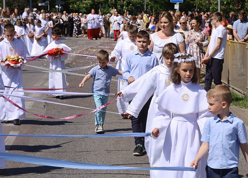 Boże Ciało – procesja w parafii pw. św. Kazimierza