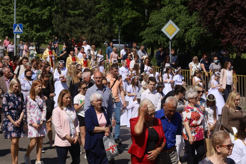 Boże Ciało – procesja w parafii pw. św. Kazimierza