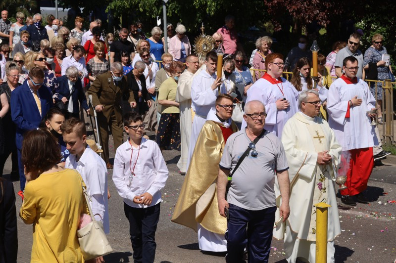 Boże Ciało – procesja w parafii pw. św. Kazimierza