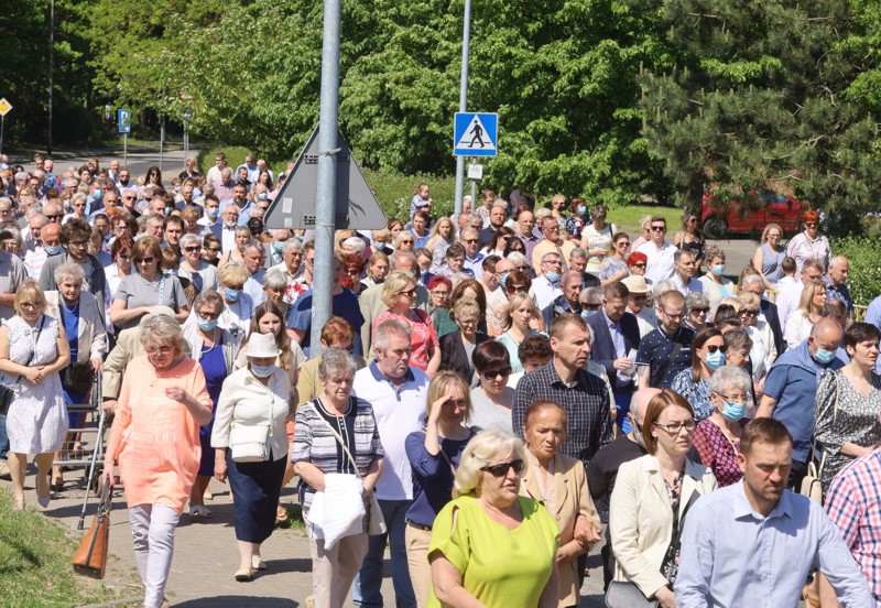 Boże Ciało – procesja w parafii pw. św. Kazimierza