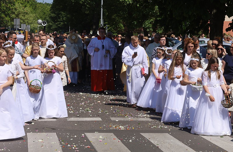 Boże Ciało – procesja w parafii pw. św. Kazimierza