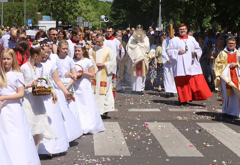 Boże Ciało – procesja w parafii pw. św. Kazimierza